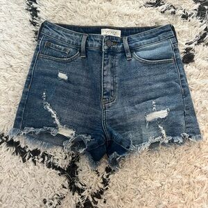 Jean shorts, size large
